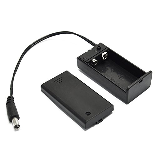 Gikfun 9v Battery Holder with ON/OFF Switch for Arduino (Pack of 2PCS) EK2107x2