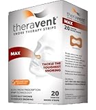 Theravent Snore Therapy Strips, Max, 20 Count Each (Pack of 10)