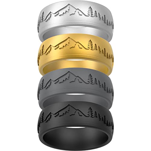 ThunderFit Silicone Wedding Rings for