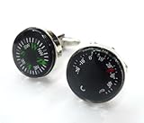 Tailor B Compass and Thermometer Cufflinks Tool