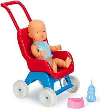 Falca Poupon Bebe Pipi Et Sa Poussette Bleu Amazon Fr Vetements Et Accessoires