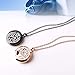 RoyAroma 2PCS Mini Diffuser Necklace, Cloud & Mini Tree of Life Aromatherapy Essential Oil Necklace,Two Patterns Pendant Locket Jewelry,23.6
