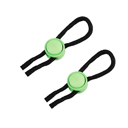 HUIHUIBAO 60 Pieces Plastic Double Hole Spring Cord Locks for Shoelace Replacement, Backpacks, Craft Supplies, 15 Colors - Thumbnail 5