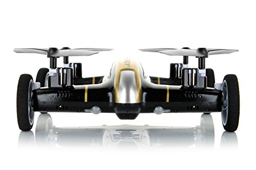 ILov Syma X9 2.4G 4 canales 6 ejes giroscopio Flying Car coche teledirigido RC Quadcopter Drone (Negro)