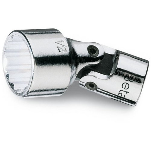 Beta 9100261 Model 910 AS/SN7/16 Swivel End Bi-hex Hand Sockets, 3/8 Drive, 7/16af