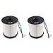 iFJF TP1015 Fuel Filter 5 Micron Replacement for 2021-2024 Cadillac 3.0L L5P Duramax 2017-2024 Chevy Silverado/GMC 6.6L Sierra 2500HD 3500HD 2021-2024 4500HD 5500HD 6500HD Replace 22937279(set of 2)
