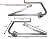 Werner 55-2 Replacement Attic Ladder Hinge Arms Fits: 2010 & NEWER Werner Attic Ladders