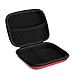 Geekria Shield Headphones Case for in-Ear Headphones, Replacement Hard Shell Travel Carrying Bag with Cable Storage, Compatible with Audio-Technica, Beats, JBL Headsets (2 Packs/Red)