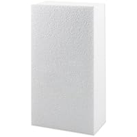 Smoothfoam Block Crafts Foam for Modeling, 2 by 4 by 8-Inch, White