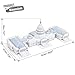 CubicFun 3D Puzzles for Adults Kids the U.S. Capitol Architectures Model Kits Building Toys, Gifts for Woman Men, 132 Pieces