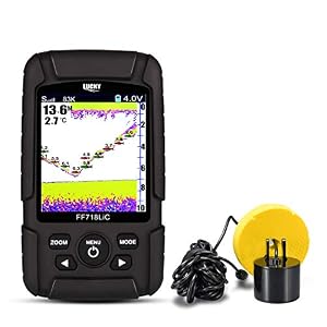 Lucky Détecteur De Poissonécran Lcd Couleur De 7,1 Cm Portable 200 Khz/83khz Double Fréquence Sonar 100 M Profondeur De Détection Finder