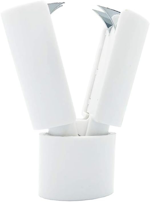 1pc White Staples Remover with Silver Stainless Steel Jaws Staple Puller Removal Tool for Standard 26/6 24/6 10# Staples Removing (1pc White) : Office Products