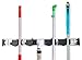 Fixget Broom Mop Holder Organizer Garage Storage Hooks Multifunctional Wall Mounted Organizer Gardening Shed Tool Rack with 4 Position 5 Hooks