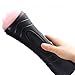 7 Speeds Electric Massager for Men Fleshlike Silicone TPE Love Toys, Novelty Funny Gift for Men by PASAMALL (Black) (Black)
