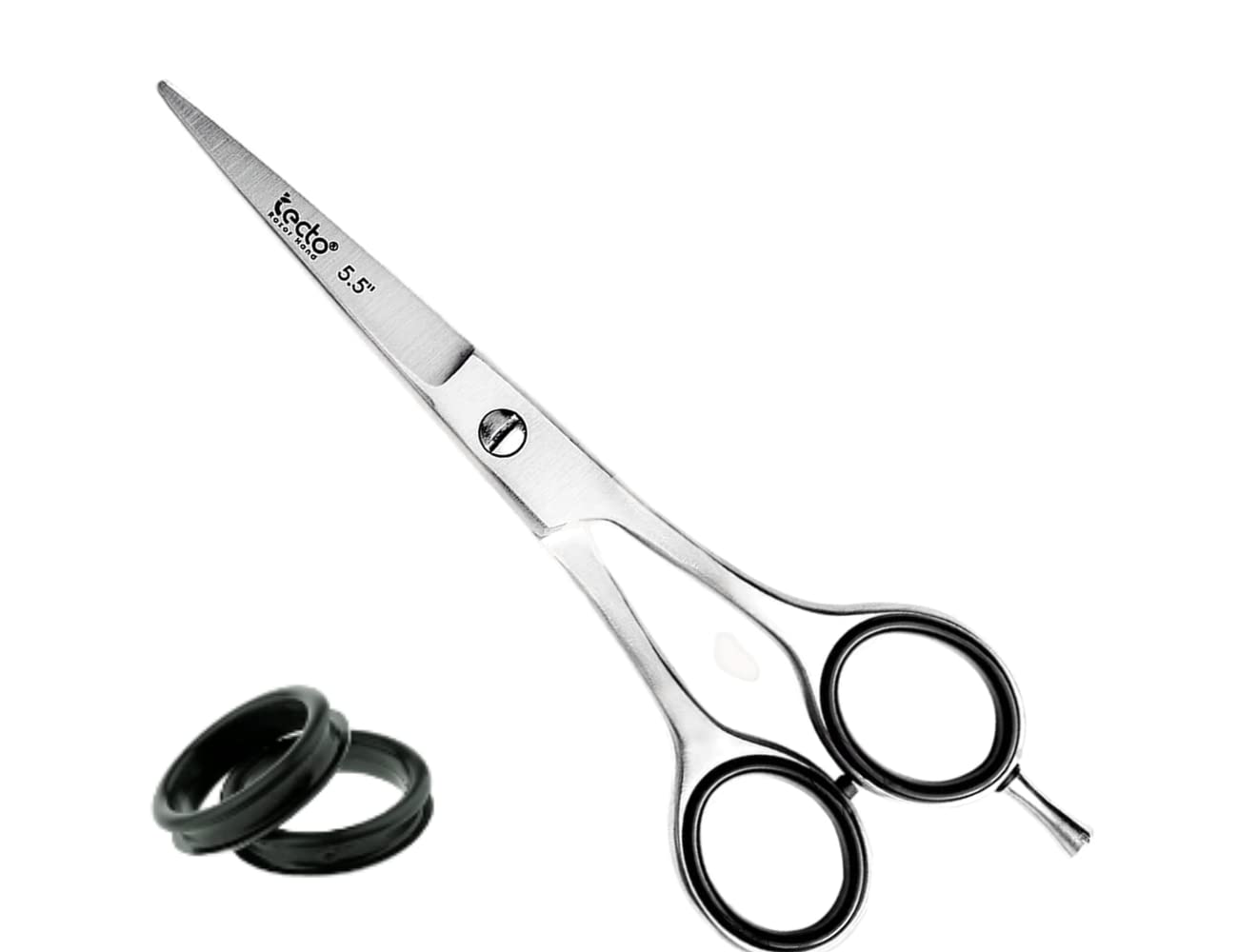 Tecto 5.5“ Professional Hair Scissors - Hair Cutting Shears- Barber Scissor- Premium Stainless Steel Sharp Hairdressing Scissors for Barber, Children, Men, and Women Cutting,for Home & Salon