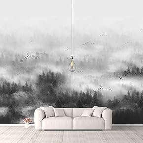 Wall Murals for Bedroom Traditional Chinese Landscape View Large Removable Wallpaper Peel and Stick Wall Stickers - 66x96 inches