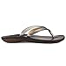 Olukai Women's U'i Sandals, Pewter/Black, 8