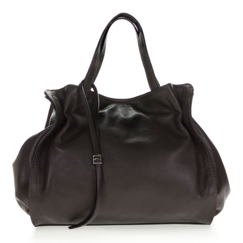 Gianni Chiarini Italian Made Dark Brown Leather Handbag