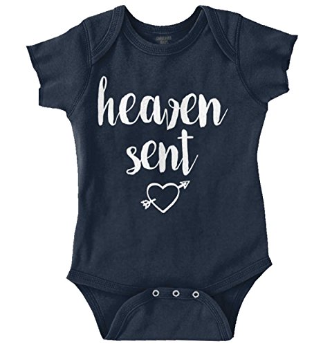 Heaven Sent New Parents Christian Baby Gift Cute Funny Saying Onesie Bodysuit