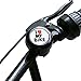 DUNCHATY Black Bike Bell - I Love My Bike Bell - Loud Aluminum Bike Horn Ring Mini Bike Accessories for Adults Men Women Kids Girls Boys Bikes