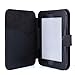Thosdt Ultra Slim Thin PU Leather Cover Sleeve Case for Barnes & Noble Nook 2/3 Case for Nook Simple Touch Nook Glowlight (BLACK)