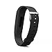 Teak Fitbit Replacement Band for Fitbit Flex with Buckle, Universal Size, Black