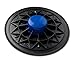 bintiva Adjustable Balance Board, for Fitness, Balance, and Stability Training, Blue Center/Adaptor, Large