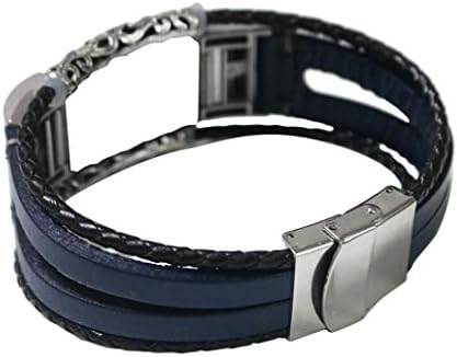 Fitbit Charge 2 Watch Band Sansee Replacement Leather Wrist Bracelet Band Strap Bracelet for Fitbit Charge 2