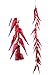 Sexyrobot Artificial Fake Vegetable, Lifelike Red Chili Fake Peppers Strings Hanging for Valentine's Day,Home Christmas Wall Decor-10 Strings