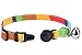 PUPTECK Breakaway Cat Collar with Bell Charm, 2 Packs Adjustable Kitty Collars Rainbow Color