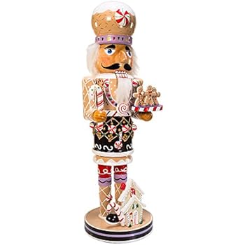 Kurt Adler 16-InchWooden Gingerbread Christmas Nutcracker
