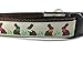 Easter Dog Collar, Caninedesign, Bunny, 1 inch Wide, Adjustable, Nylon, Medium and Large (Chocolate Bunnies, Large 15-22
