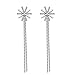 925 Sterling Silver Ear Crawler - Cuff Earrings Cubic Zirconia Ear Climber Earrings For Women