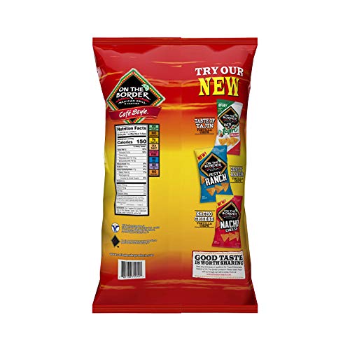 On The Border Cafe Style Tortilla Chips, 12 Oz. - 3 Pk, 3.2 Lb (Pack Of 1)