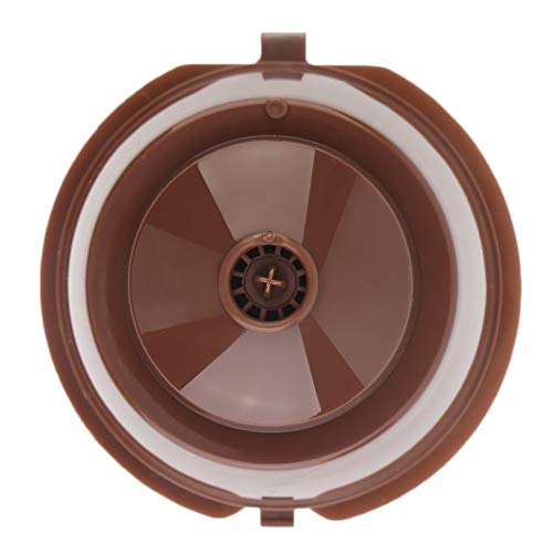 Kaffeekapseln, umweltfreundlich, Braun, wiederverwendbar, Kunststoff, nachfüllbar, kompatible Kaffeefilterkörbe, weiche… – Bild 7