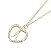 ForeveRing Z Letter Pendant Necklace A-Z Initial Necklace Message Card Necklace Woman Jewelry