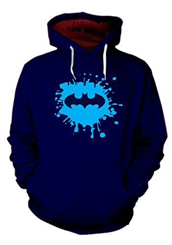 navy blue graphic hoodie