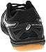 ASICS Women's Gel Court Control Volleyball Shoe, Black/Silver, 9 M US