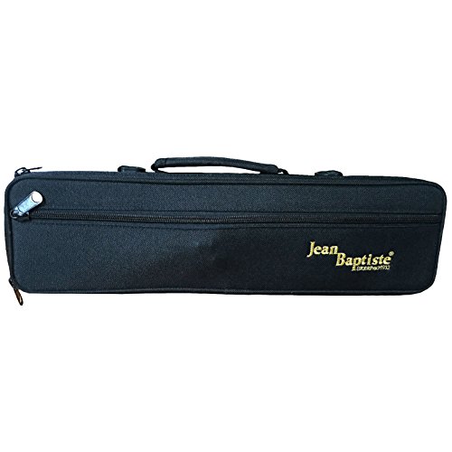 New Jean Baptiste 182S C Foot Closed Hole Student Flute with Deluxe Case, Cleaning Rod, Polish Cloth and Warranty