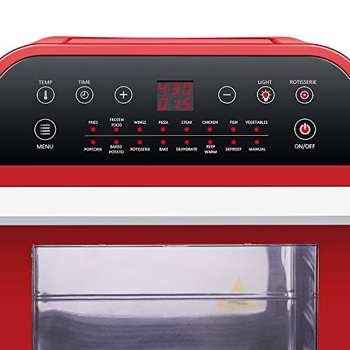 GoWISE USA GW44801 Deluxe 12.7Quarts 15in1 Electric Air Fryer Oven
