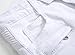 Men's White Biker Jeans Slim Straight Stretch Skinny Fit Moto Denim Jeans,W32,White