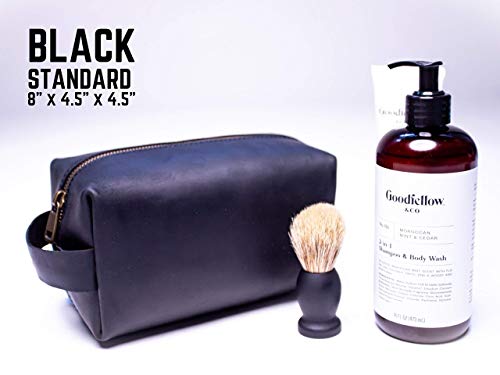 Personalized Leather Dopp Kit, Men's Toiletry Bag, Anniversary Gift Travel Bag 8 Personalized Leather Dopp Kit, Men's Toiletry Bag, Anniversary Gift Travel Bag