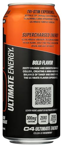 C4 ULTIMATE ENERGY ORANGE CREAM