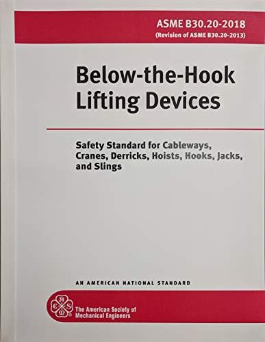 Below-the-Hook Lifting Devices (B30.20 - 2013) Paperback – January 1, 2013