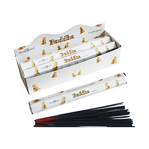 Stamford Buddha Incense Sticks, 20 Sticks x 6 Packs
