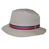 Dorfman Pacific Men's British Tan Bucket Hat
