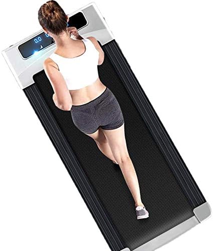 AMhuui Electric Treadmill,Walking Pad Mini Treadmill Indoor Walking Fitness Equipment Power Running Machine Flat Small Silent Portable Smart Jogging