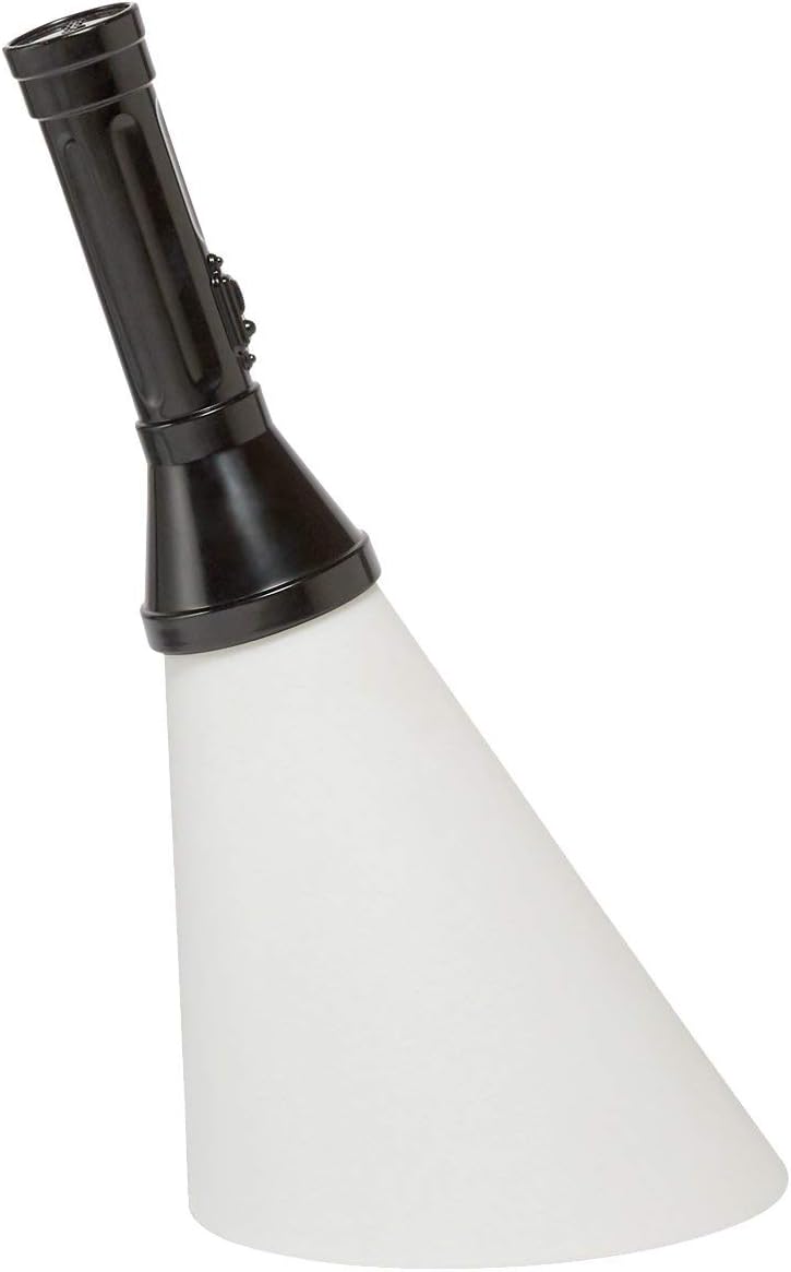 Qeeboo Flash Lamp, Polyethylene, Black, 23 x 29 x 48 cm