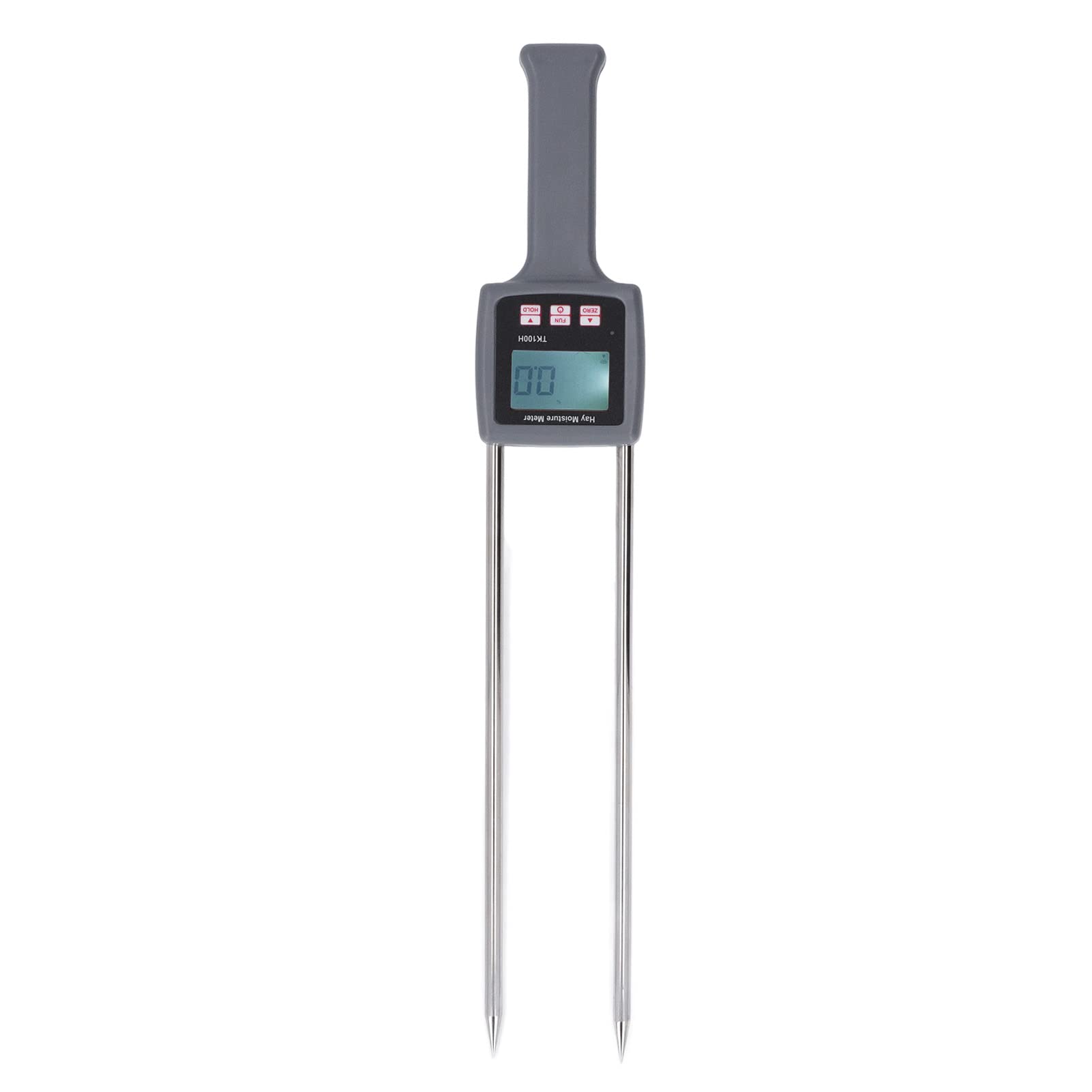Portable Hay Moisture Meter, Precise Hay Moisture Tester with Probe, Digital Display Handheld Hay Moisture Tester for Cereal Straw,Bran, Forage Grass, Leymus Chinensis, Alfalfa