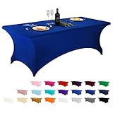 LZY Spandex Fitted Stretch Table Cover for 6 ft or